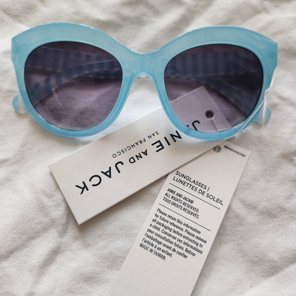 Janie and Jack Baby Blue Sunglasses- 4 Years and Up